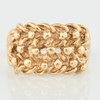 Second Hand 9ct Gold Keeper Ring – 1977 - Front View