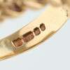 Second Hand 9ct Gold Keeper Ring – 1977 - Hallmark Detail