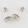 9ct Gold Diamond Stud Earrings – 0.12 / 0.32 carat - Top View