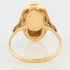 Second Hand 14ct Gold Oval Opal Ring - Rear View