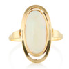 Second Hand 14ct Gold Oval Opal Ring - Main View