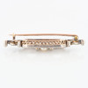 Antique 18ct Gold Pearl & Diamond Brooch - Underside View