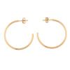 9ct Gold Large Hoop Earrings - Main View
