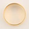 Second Hand 18ct Gold Flat Wedding Ring 7mm - Size P - Top View