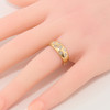 Second Hand 14ct Gold 7 Stone Diamond Gypsy Ring - Worn View