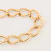 Vintage 9ct Gold 7” Curb Bracelet - Link Close Up
