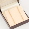 9ct Gold Double Cylinder Drop Earrings - In Box