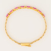 Second Hand 18ct Gold Ruby and Diamond Bracelet - Top View