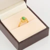 Second Hand 22ct Gold Cats Eye Chrysoberyl Ring – Size B - In Box