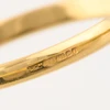 Second Hand 18ct Gold Wedding Band – Size I - Hallmark Detail