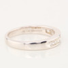 Second Hand 18ct White Gold Diamond Eternity Ring, Channel Set - Side View