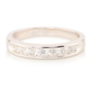 Second Hand 18ct White Gold Diamond Eternity Ring, Channel Set - Front View
