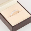 Second Hand 18ct White Gold Diamond Eternity Ring, Channel Set - In Box 