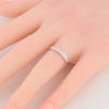 Second Hand 18ct White Gold Diamond Eternity Ring, Channel Set - Worn View