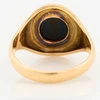Vintage 9ct Gold Onyx Signet Ring – 1972-197 – Size X - Rear View