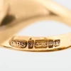 Vintage 9ct Gold Onyx Signet Ring – 1972-197 – Size X - Hallmark Detail
