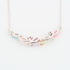 9ct White Gold Multi-Stone Necklace - Rear View