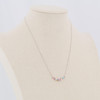 9ct White Gold Multi-Stone Necklace - Worn View