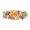 Second Hand 9ct Gold Multi-Stone Dress Ring - Main View