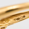 Second Hand 9ct Gold Multi-Stone Dress Ring - Hallmark Detail