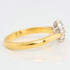 Second Hand 18ct Gold 4 Stone Diamond Ring - Side View