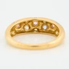 Second Hand 9ct Gold Multi-Colour Sapphire Dress Ring - Rear View