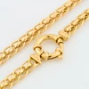 Second Hand 9ct Gold Belcher and Wide Curb Link 17” Necklace - Link Detail