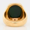 Vintage 9ct Gold Bloodstone Signet Ring – size O – 1963-1964 - Rear View