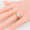 Vintage 18ct Gold Diamond Cluster Ring – High Setting - Worn View