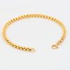 Vintage 9ct Gold Ribbed Belcher Bracelet - Open View