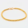 Vintage 9ct Gold Ribbed Belcher Bracelet - Front View