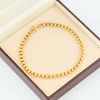 Vintage 9ct Gold Ribbed Belcher Bracelet - In Box