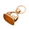 Antique 9ct Gold Ornate Carnelian Fob - Main View
