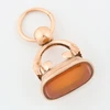 Antique 9ct Gold Ornate Carnelian Fob - Alternative View