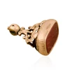 Antique 9ct Gold Ornate Carnelian Fob - Main View