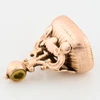 Antique 9ct Gold Ornate Carnelian Fob - Rear View 2