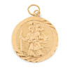Second Hand 9ct Gold St Christopher Pendant – 23mm - Main View