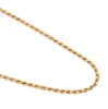Second Hand 9ct Gold 22” Rope Chian Necklace - Main View
