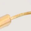 Second Hand 9ct Gold Large Hoop Earrings - Hallmark Detail
