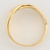 Second Hand 9ct Gold Triple Strand Crossover Ring - Top View