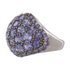 Second Hand 9ct Gold Iolite Cluster Ring
