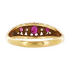 Antique 18ct Gold Ruby and Diamond Ring