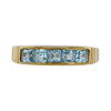 Second Hand 9ct Gold Blue Topaz Ring