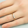 Second Hand 18ct Gold 3 Stone Diamond Ring