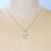 Second Hand 18ct White Gold Diamond Cross and Chain