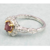 Second Hand 14ct Gold Ruby & Diamond Cluster Ring