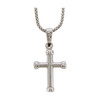 Rear Image of Pre Owned 9ct White Gold Cross and Chain