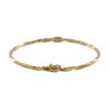 Rear Image of Pre Owned 18ct Gold Twist Bangle