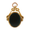 Image of Antique 15ct Gold Carnelian & Bloodstone Fob