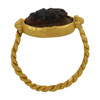 Top Image of Roman Agate Cameo Gold Ring